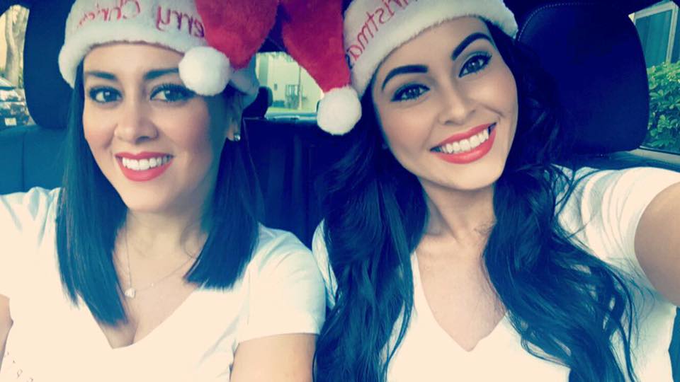 The OC sisters spreading holiday cheer to their clients.
