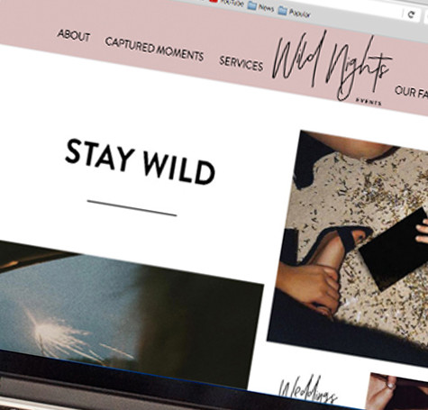 Wild Nights Events – Web Design & Development