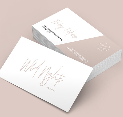 Wild Nights Events – Business Cards