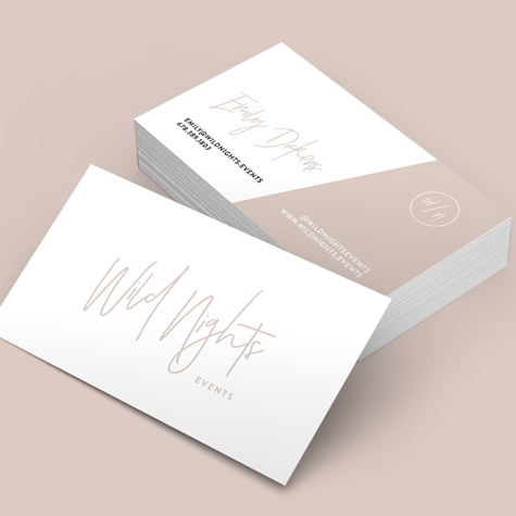 Otena Concepts Wild Nights Events - Business Cards - Otena Concepts